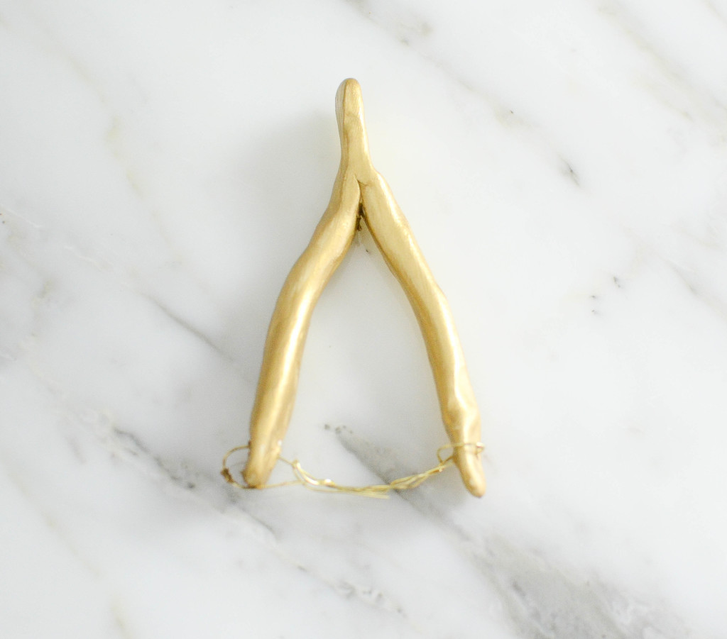 DIY Wishbone Napkin Rings