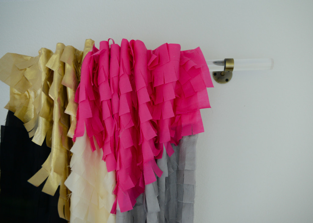 DIY Abstract Drapes