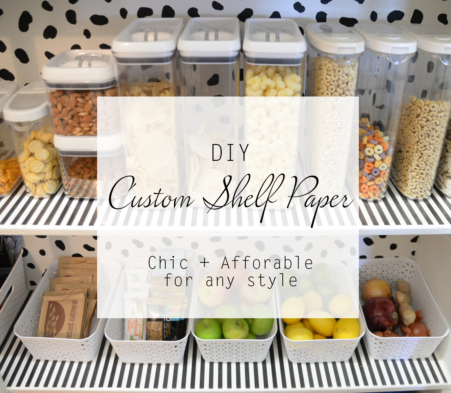 DIY Shelf Paper - Wills CasaWills Casa