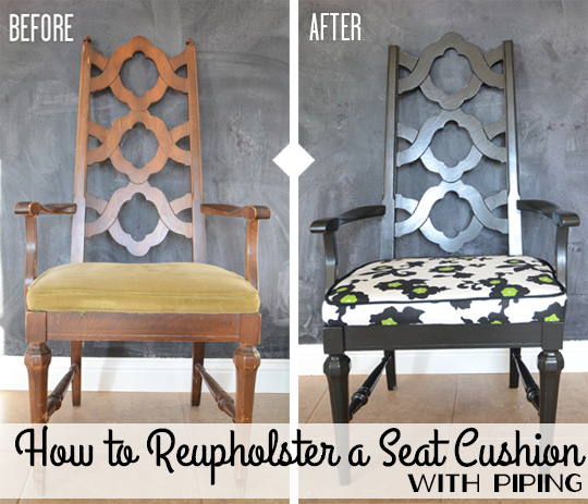 Chair Facelift Complete Wills, How To Reupholster A Chair Seat Cushion